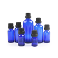 Garrafa de óleo essencial de vidro azul de 10 ml com tampa