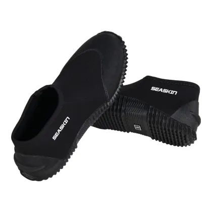 Seaskin Adults 3mm Neoprene Non-Silp Short Diving Boots