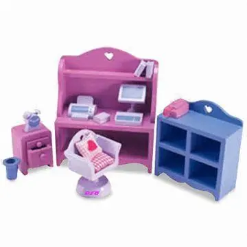 Reading Room Furniture, Composed of Bookcase, Computer Table, Computer Chair and Wooden Drawer