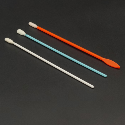 Custom design extended handle foam polyester esd swabs