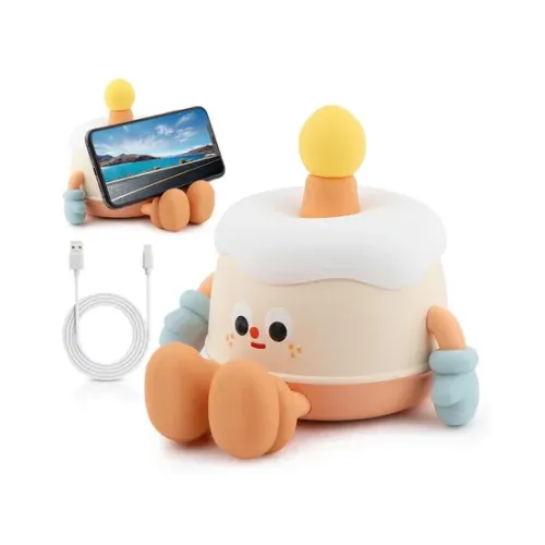 Очаровательный силиконовый торт на день рождения ночной свет с музыкой