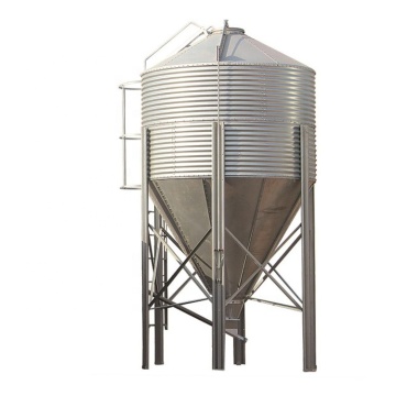 Galvanized Grain Storage Silo & Poultry Feed Silo - Wheat, Corn, Maize, Chicken Feed