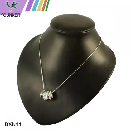 women simple necklace three layers necklace