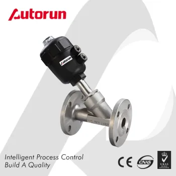 Pneumatic Flange/Thread Angle Seat Valve