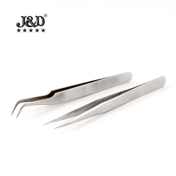 JINDIAO Stainless Steel Tweezers for Electronic Maintenance and Experiments