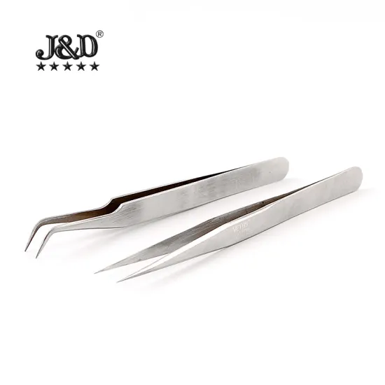 JINDIAO Stainless Steel Tweezers for Electronic Maintenance and Experiments