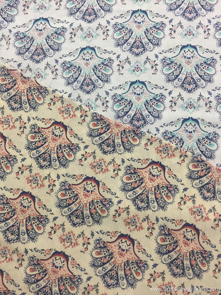 Rayon Crepe 3024S Printing Woven Fabirc