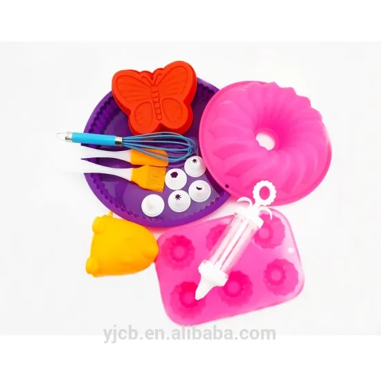 Silicone Donut Cake Mold Kids Bakery Tools Set