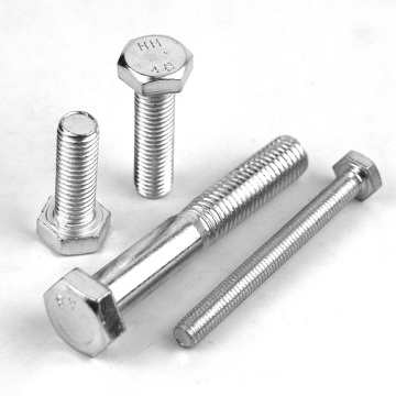 Black Surface Hex Flat Head Machine Bolt M6-M14 Customization Thread