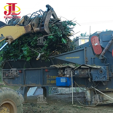 Kowloon Thick Strengthen Screen 160kw Corn Stalk Chopping Forage Chopper Machine