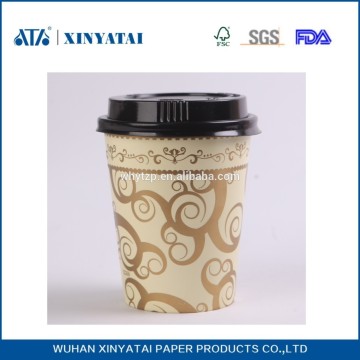 whole custom disposable coffee paper glass