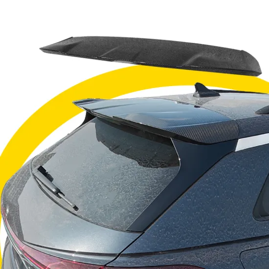 Q4 Style Carbon Fiber Rear Spoiler for Audi 2023-2024
