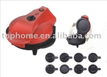 Como se ve en la televisión de Waffle Maker desmontable