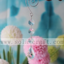 Raindrop Crystal Curtain Cut Clear Pendant المثمن الثريا سلاسل المنشور للحصول على أفضل بيع