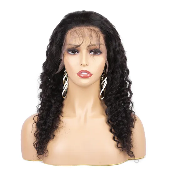 Grade 10a 26Inch 28Inch Loose Deep Wave Raw Virgin Mink Brazilian Unprocessed Human Hair Full Lace Wigs Vendor