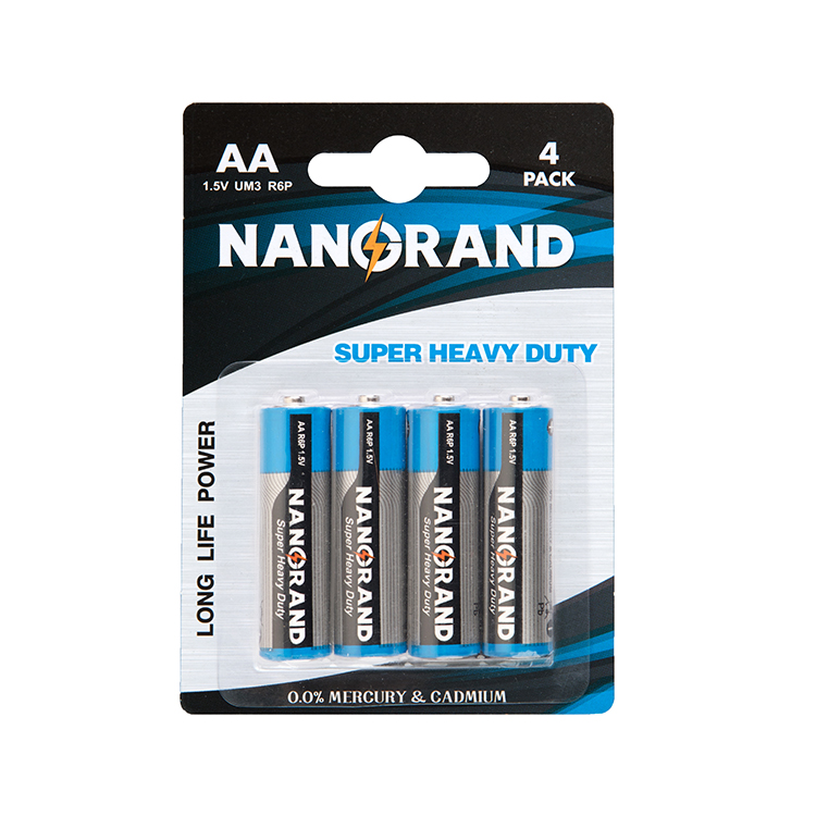 Nanguang R6p Aa Um-3 1.5v Zinc Carbon Dry Cell Battery For Flashlight ...