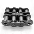 Industrial double row roller chain