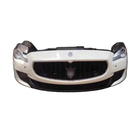 Front Bumper Assembly for Maserati Quattroporte 3.0 BT V6 2WD - Air Intake Grille and Headlamps OE673000020
