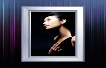Indoor Warm White Led Backlit Light Box With Slim Mirror Board , Customized