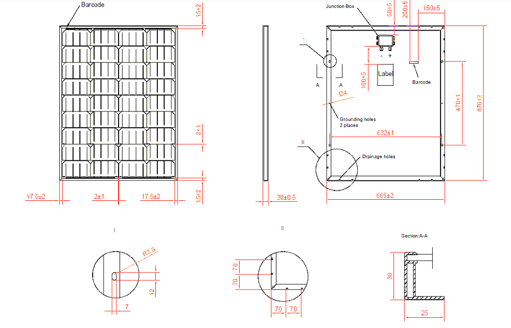 Use Home Use Tops Mono 30KW Industri Sistem Suria