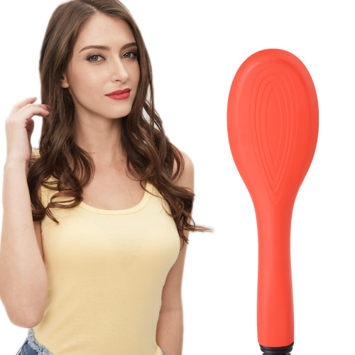 Hair Straightener Brush Comb At Home