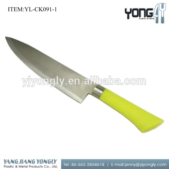 Plastic handle stainless steel electric chef knife