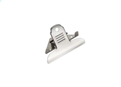 silver small metal clipboard clip/jumbo clipboard clip