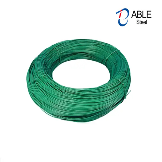 PVC coated wire with inner black/galvanized iron wire