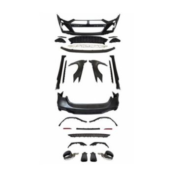 ABSHoneycomb Wide Body Surround for Audi A7 C8 2019-2022 Front/Rear Bumper/Side Skirt Assembly