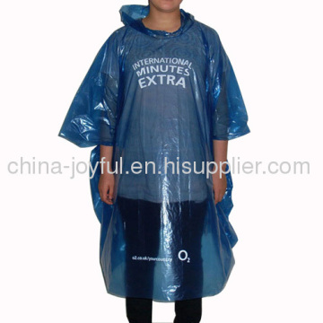 0.02mm Thick Disposable Plastic Poncho 
