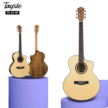 Guitarra acústica de Spruce Walnut de 40 polegadas