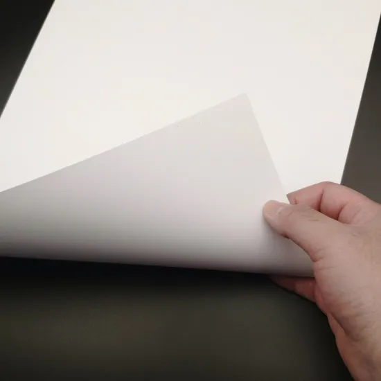 PVC white printing film 280 microns for ID card