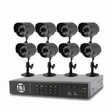 8 Channels H.264 DVR Motion Detection System, Supports Live View, Special File System for Security