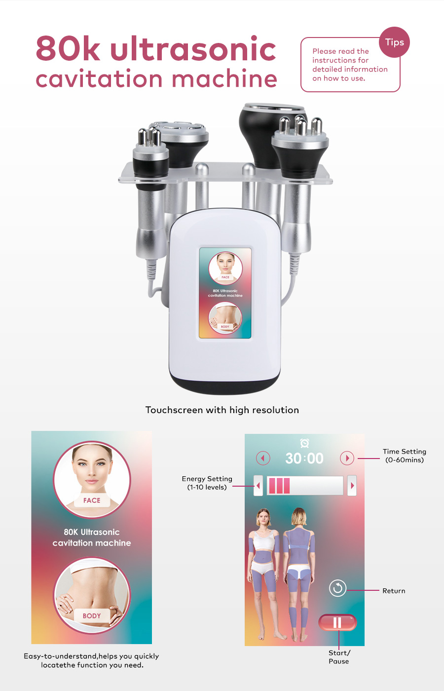 ultrasonic fat cavitation machine