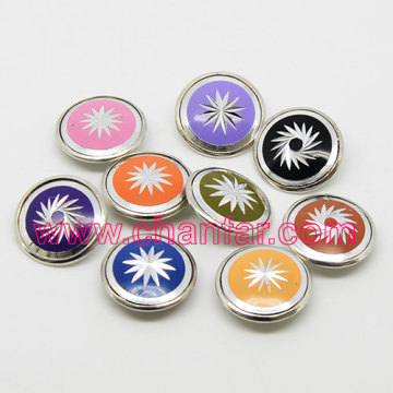 Cheap sale metal snap buttons jewelry for leather bracelet