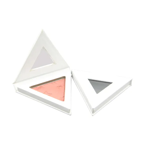 Compact blush case with window