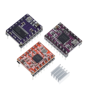 Pièces de l'imprimante TZT 3D: étapes A4988 DRV8825 MOTEUR DE MOTEUR AVEC AVEC ÉGAGE POUR REPRAP RAMPS 1.4