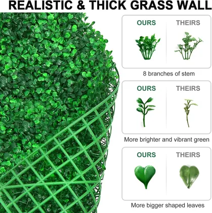 Boxwood Hedge Wall Panels and Artificial Grass Wall Panels