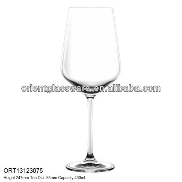 430ml red wine glass 14oz crystal wine glass