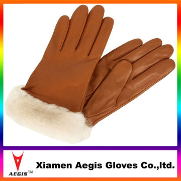 khaki new design fashion leather gloves sex fashion leather gloves,ladies fashion leather gloves