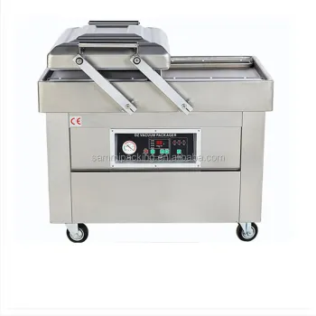Multifunction Double Chamber Vacuum Packing Machine for Meat, Seafood, and Snacks