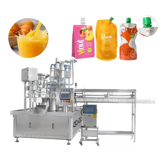 Full-Auto Rotary Premade Spout Pouch Liquid Detergent Packaging Machine: Efficient Solutions for Laundry Product Manufacturing