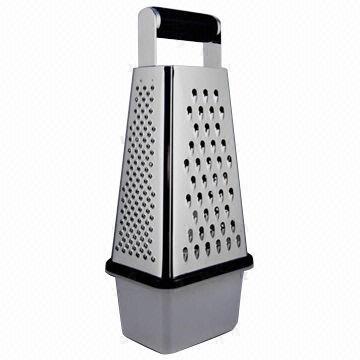 Multipurpose Grater, 4-way, Comes with Plastic Box