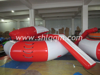 High quality cheap floating inflatable water trampoline