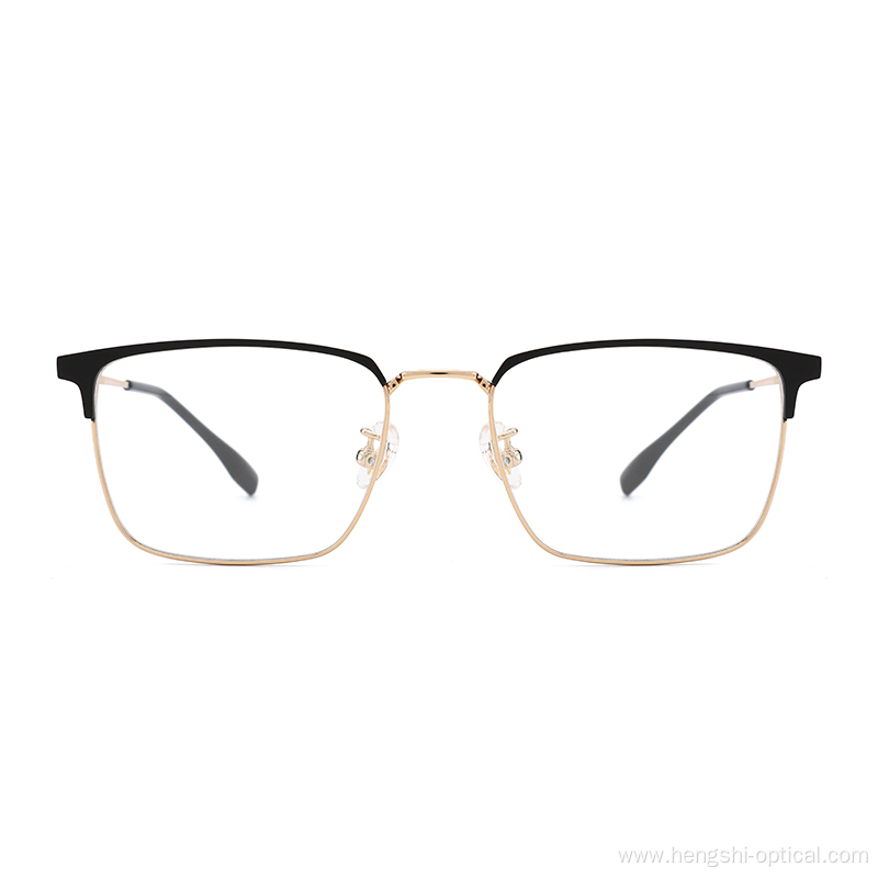 Best Selling Fashion Eyeglasses Men Optical Eyewear Titanium Glasses Frame