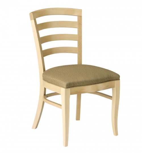 Simple Design Fabric Restaurant Single Wood Dining Chair