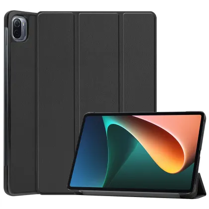 PU Leather Tri-fold Case for Xiaomi Mi Pad 6 11.2 inch 2023