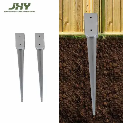 Metal Fence Post Anchors: Supporting Fences, Mailboxes, Lamp Posts, and More