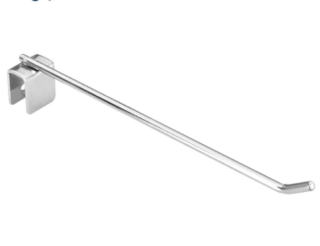 Hot Sale Clothing Store: Chrome Hook Mesh Round Tube Hanger