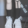 1/3 1/4 Socks Black Garters for 70cm/SD/MSD Doll